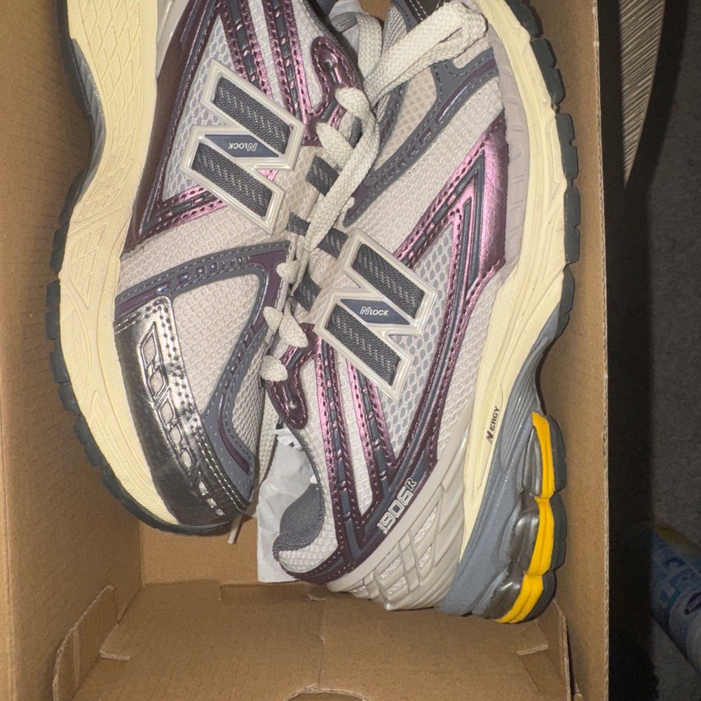 New Balance Women's Sneakers - Purple, Cream, Yellow